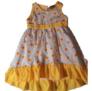 Girls 2T yellow sunflower summer dress Penelope